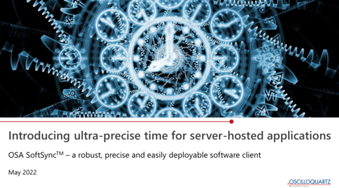 Osa SoftSync: ultra-precise time for server-hosted applications: Osa SoftSync