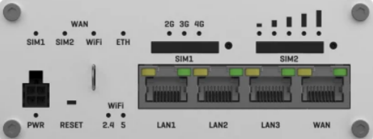 Teltonika Networks Router RUTx11 - zijkant